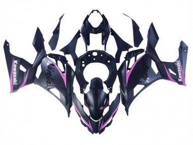 Cheap 2018-2024 Kawasaki Ninja 400 Motorcycle Fairings - Matte Black Pink