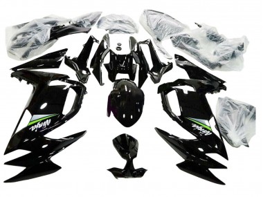 Cheap 2020-2024 Kawasaki Ninja 650 EX650 Motorcycle Fairings - Glossy Black Green