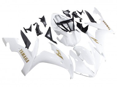 Cheap 2004-2006 Yamaha YZF 1000 R1 Motorcycle Fairings - White Gold Decals