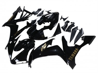 Cheap 2004-2006 Yamaha YZF 1000 R1 Motorcycle Fairings - Glossy Black Gold Decals