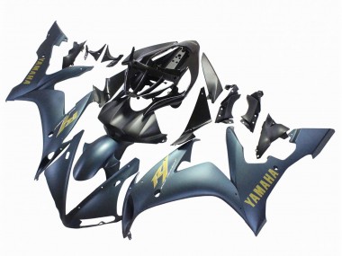Cheap 2004-2006 Yamaha YZF 1000 R1 Motorcycle Fairings - Dark Blue Gold Decals