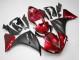2009-2011 Yamaha YZF 1000 R1 Motorcycle Fairings - Red Matte Black