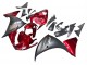2009-2011 Yamaha YZF 1000 R1 Motorcycle Fairings - Red Matte Black