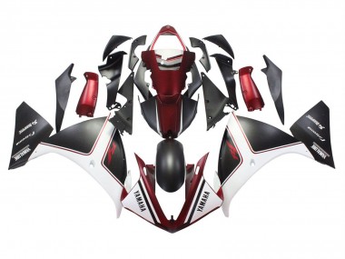 Cheap 2009-2011 Yamaha YZF 1000 R1 Motorcycle Fairings - Red White Matte Black