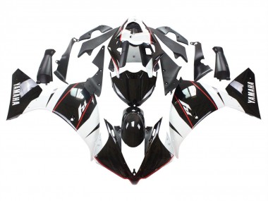 Cheap 2012-2014 Yamaha YZF 1000 R1 Motorcycle Fairing - White Red Glossy Black