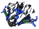 2015-2019 Yamaha YZF 1000 R1 Motorcycle Fairings - Blue Matte Black Green Monster ENEOS
