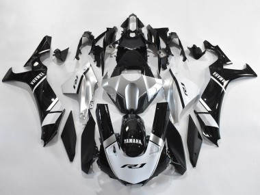Cheap 2020-2025 Yamaha YZF 1000 R1 Motorcycle Fairings - Silver White Glossy Black
