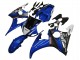 2006-2009 Yamaha YZF R6S Motorcycle Fairings - Blue White Glossy Black Yamalube
