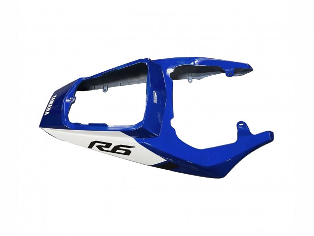 2006-2009 Yamaha YZF R6S Motorcycle Fairings - Blue White Glossy Black Yamalube