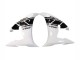 2006-2009 Yamaha YZF R6S Motorcycle Fairings - White Glossy Black