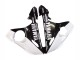 2006-2009 Yamaha YZF R6S Motorcycle Fairings - White Glossy Black