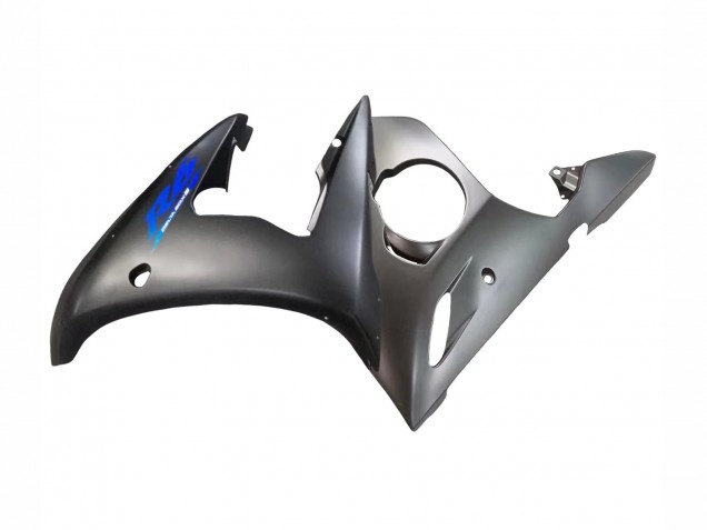 2006-2009 Yamaha YZF R6S Motorcycle Fairings - Matte Black Blue