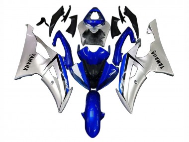 Cheap 2008-2016 Yamaha YZF 600 R6 Motorcycle Fairings - Silver Blue