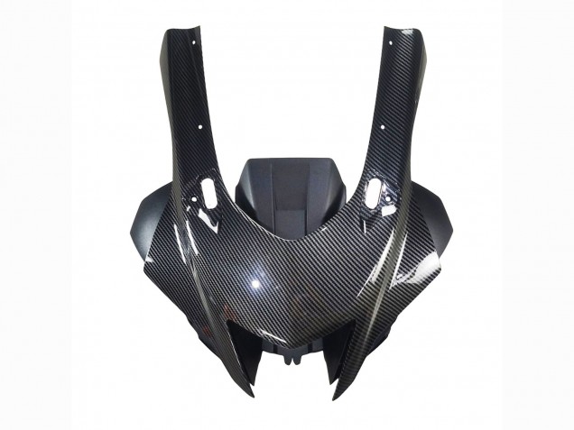 2021-2024 Yamaha YZF R7 Motorcycle Fairings - Black Carbon Fiber Carbon Fiber