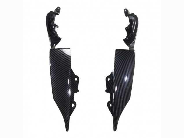 2021-2024 Yamaha YZF R7 Motorcycle Fairings - Black Carbon Fiber Carbon Fiber