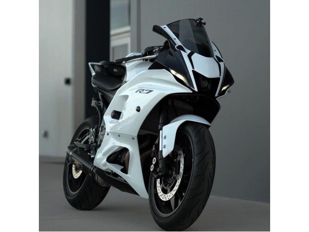 2021-2024 Yamaha YZF R7 Motorcycle Fairings - Glossy White