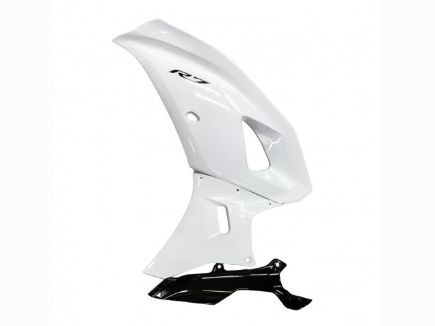 2021-2024 Yamaha YZF R7 Motorcycle Fairings - Glossy White