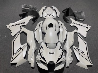 Cheap 2021-2025 Kawasaki ZX10R Motorcycle Fairings - Pearl White Black