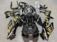 2021-2025 Kawasaki ZX10R Motorcycle Fairings - Glossy Black Gold Elf Snow
