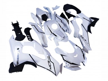 Cheap 2021-2025 Kawasaki ZX10R Motorcycle Fairings - White Black