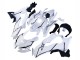 2021-2025 Kawasaki ZX10R Motorcycle Fairings - White Black