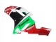 2007-2008 Kawasaki ZX6R Motorcycle Fairings - Green Red
