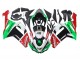 2007-2008 Kawasaki ZX6R Motorcycle Fairings - Green Red