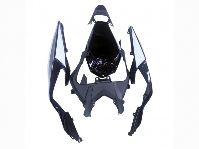 2019-2022 Kawasaki ZX6R Motorcycle Fairings - Glossy Black White