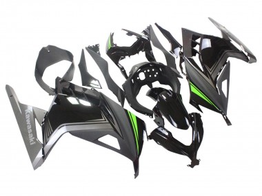 Cheap 2013-2024 Kawasaki EX300 Motorcycle Fairings - Glossy Black Matte Black Green