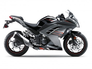 Cheap 2013-2024 Kawasaki EX300 Motorcycle Fairings - Black Silver Red