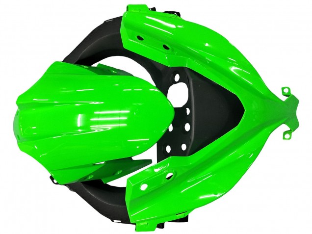 2013-2024 Kawasaki EX300 Motorcycle Fairings - Green Silver Black