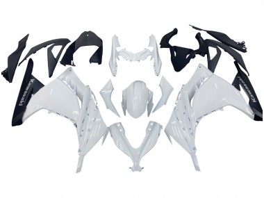 Cheap 2013-2024 Kawasaki EX300 Motorcycle Fairings - White Black
