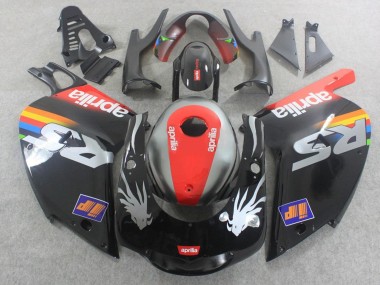 Cheap 2000-2005 Aprilia RS125 Motorcycle Fairings - Black Red Silver