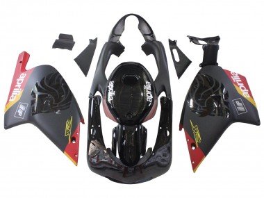 Cheap 2000-2005 Aprilia RS125 Motorcycle Fairings - Black Red Yellow