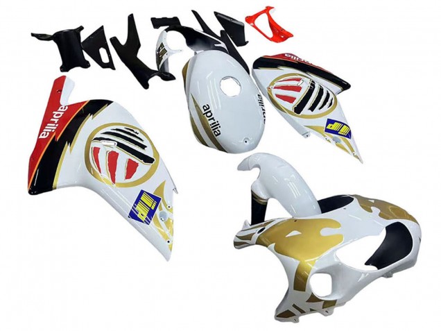 2000-2005 Aprilia RS125 Motorcycle Fairings - White Yellow Red