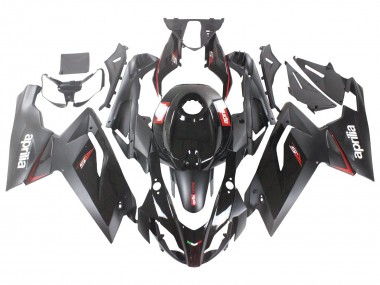 Cheap 2006-2011 Aprilia RS125 Motorcycle Fairings - Glossy Black Red White Decal