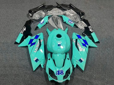 Cheap 2006-2011 Aprilia RS125 Motorcycle Fairings - Mint Green Spains No1 48