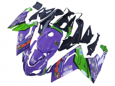 Cheap 2006-2011 Aprilia RS125 Motorcycle Fairings - Purple Green Red