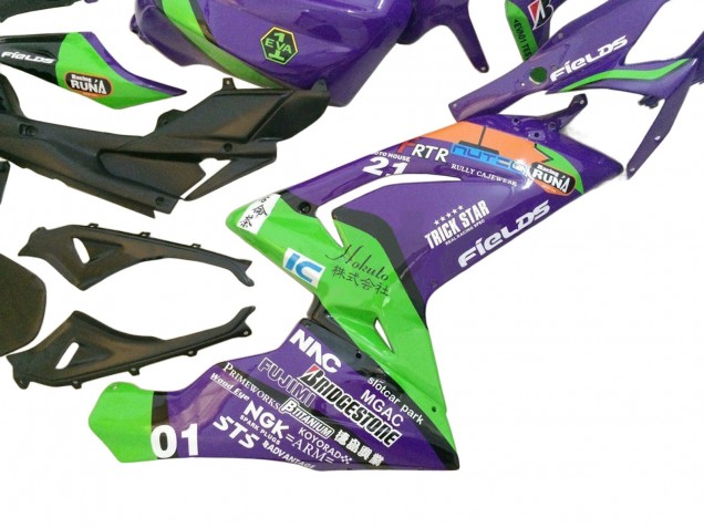 2006-2011 Aprilia RS125 Motorcycle Fairings - Purple Green Red