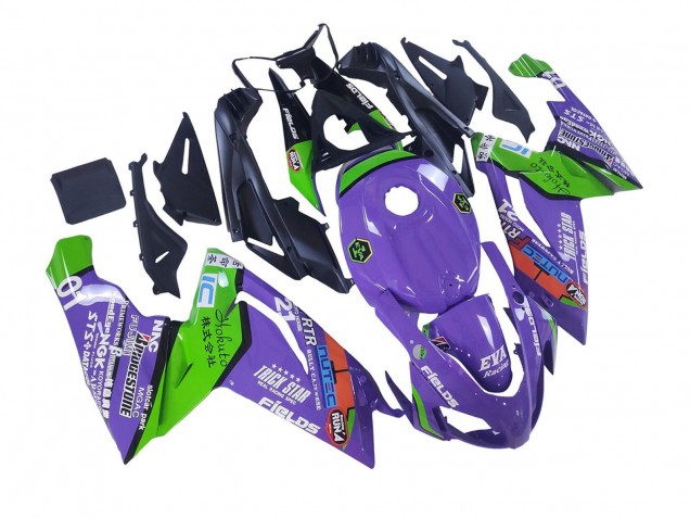 2006-2011 Aprilia RS125 Motorcycle Fairings - Purple Green Red