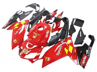 Cheap 2006-2011 Aprilia RS125 Motorcycle Fairings - Red White Yellow Black