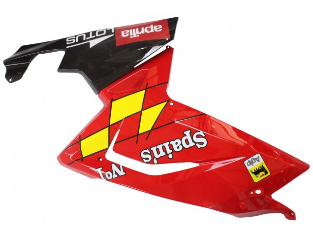 2006-2011 Aprilia RS125 Motorcycle Fairings - Red White Yellow Black