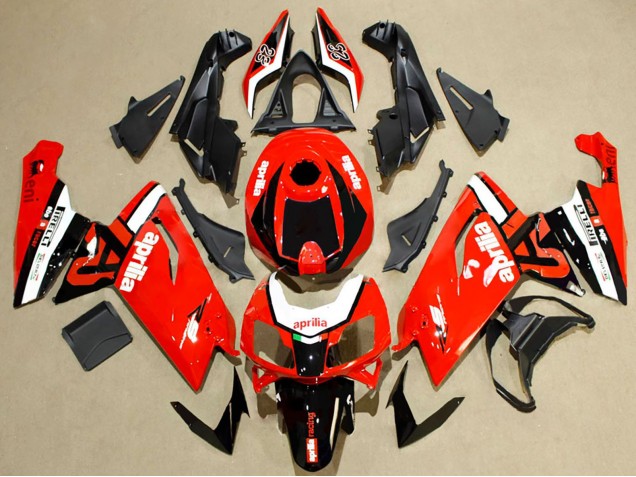 2006-2011 Aprilia RS125 Motorcycle Fairings - Red White Black