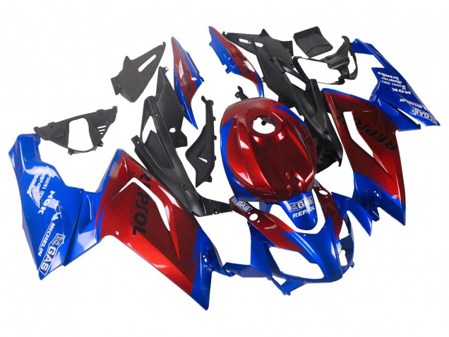 2006-2011 Aprilia RS125 Motorcycle Fairings - Blue Red