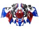 2006-2011 Aprilia RS125 Motorcycle Fairings - Blue Red