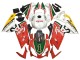 2006-2011 Aprilia RS125 Motorcycle Fairings - White Red Green