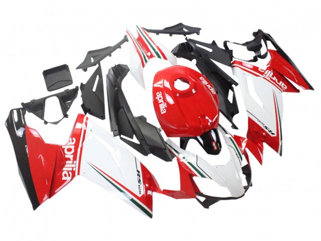 2006-2011 Aprilia RS125 Motorcycle Fairings - White Red Black