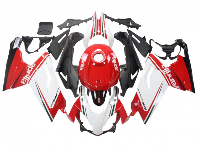 2006-2011 Aprilia RS125 Motorcycle Fairings - White Red Black