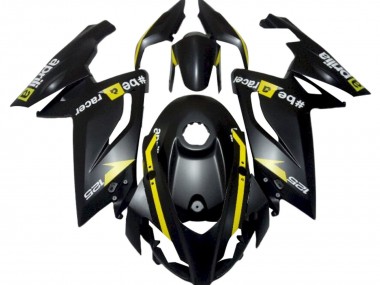 Cheap 2006-2011 Aprilia RS125 Motorcycle Fairings - Matte Black Yellow