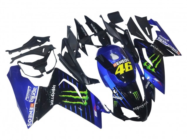 2006-2011 Aprilia RS125 Motorcycle Fairings - Blue Black Green Monster 46